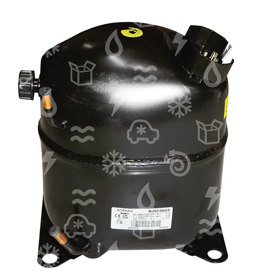 kompresor EMBRACO NJ9238GS-V,MBP - R404A, R507, 380 V, ventil rota